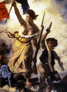 Liberté guidant le peuple (detail)