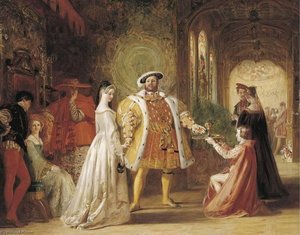 Henry Viii's First Interview With Anne Boleyn — Daniel Maclise