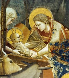 Die Geburt Jesu (Detail)