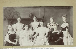 Mrs. Cleveland and Wives of Cleveland Cabinet