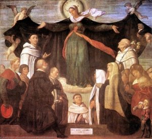 The Virgin Of Carmel — Moretto Da Brescia