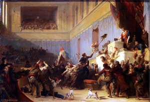 Boissy D'anglas Saluting The Head Of Deputy Féraud, 1st Prairal An Iii — Alexandre Évariste Fragonard