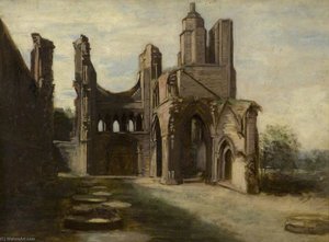 Arbroath Abbey, The Interior, Looking To The West Front — Patrick Allan Fraser
