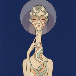 Siluetas Serpentinas En Salvia E Índigo — Valentin Laurent De Courcey