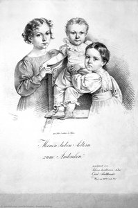 Kramich Siblings — Josef Kriehuber