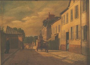 La grille de la rue de l'Ermitage