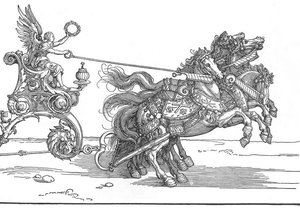 Malý Trúbkový Voz Alebo Burgundský Svadobný Procesionál — Albrecht Dürer