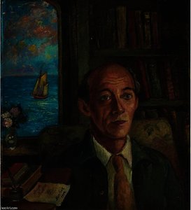 Portrait Of Shaya Budin — David Davidovich Burliuk