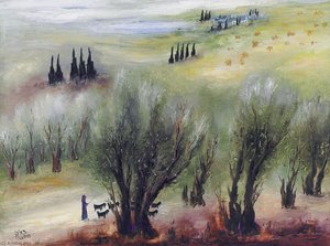 Galilean Landscape — Reuven Rubin