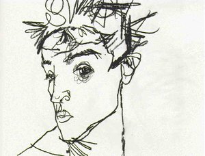Selbstbildnis Nr. 3 — Egon Schiele