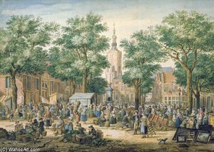 Market In The Hague,