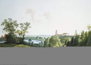 Landscape With A Farm In The Park In Tsarskoye Selo — Semyon Fyodorovich Shchedrin