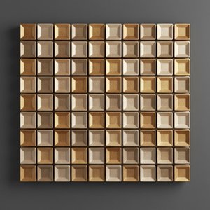 Monolithic Symmetry In Sand And Shadow: A Meditative Geometric Bas-relief Masterpiece — David Moreau