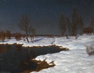 Winter Landscape — Иван Федорович Чолте
