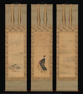 Snow, Moon, and Cherry Blossoms (Yoshiwara in Three Seasons)