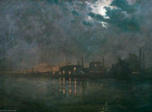 The River Thames from Wandsworth Bridge