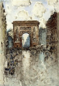 La Porte St. Denis, Paris — Frank Myers Boggs