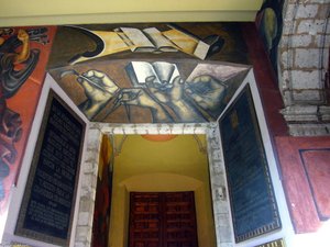 Entrance Of Colegio De San Ildefonso — José Clemente Orozco