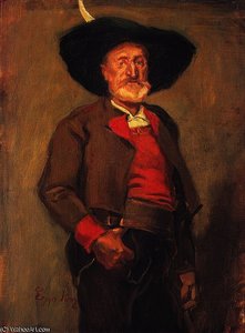 Portrait Costenoble In Costume — Albin Egger Lienz