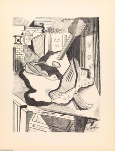 Untitled, From The Portfolio American Abstract Artists — Louis Schanker
