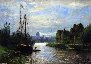 Canal in Moonlight
