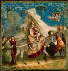 La Huida A Egipto — Giotto Di Bondone