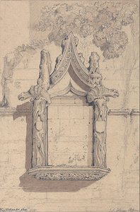 Sculpture Upon A House On The North Side Of The Cathedral At Bayeux — John Sell Cotman