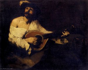 Augustin the mandolin player