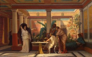 Theatrical Rehearsal In The House Of An Ancient Rome Poet — गुस्ताव क्लेरेंस रोडोल्फ बाउलेंजर