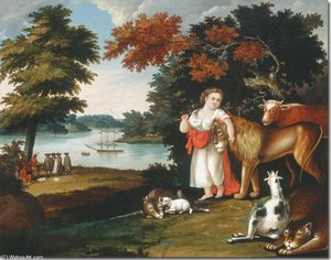 The Peaceable Kingdom 1 — Edward Hicks