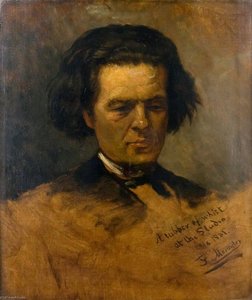 'a Rubber Of Whist At The Studio' (anton Rubinstein, 1829–1894) — Felix Stone Moscheles