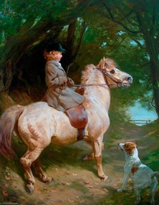 A Morning Ride, the Yellow Sheltie