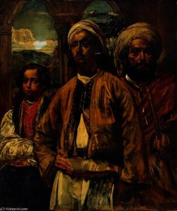 A Moorish Nobleman And His Attendants — William James Müller