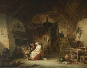 Interior, Girl Spinning