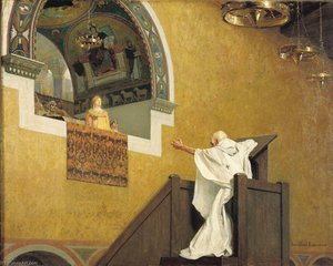 Saint John Chrysostom And The Empress Eudoxia — Jean-paul Laurens