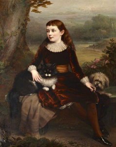 Alice Frances Theodora Wythes (1875–1957), Marchioness Of Bristol, As A Young Girl — Clement Burlison