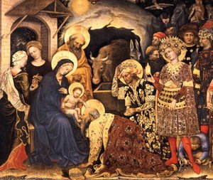 Adoration Of The Magi (detail) — Джентиле Да Фабриано