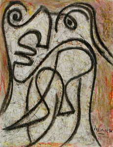 Composition with the Head of Woman (for Lo)