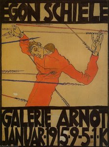 Selvportræt som Sankt Sebastian (plakat)