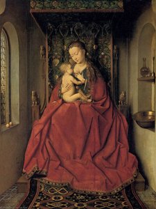 De Heilige Maria Met Kind — Jan Van Eyck