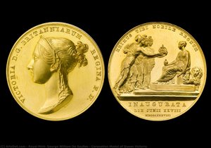 Coronation Medal Of Queen Victoria — George William De Saulles, Royal Mint