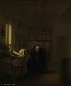 A Scholar in His Study