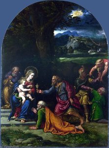 The Adoration Of The Kings — Girolamo Da Carpi