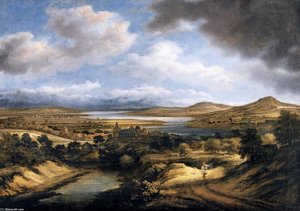 Panoramic River Landscape — Philips De Koninck