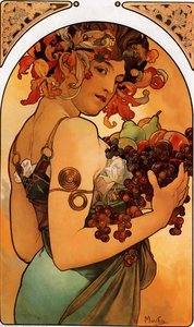 Fruit Litho — Alphonse Mucha