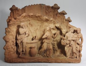 Christ And The Samaritan Woman — Бенедетто Да Майано