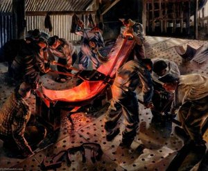 La Formazione Della Prua Di Una Corvette — Leslie Cole