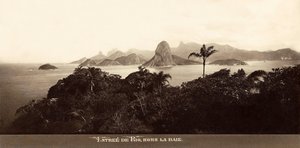 Entrance of Guanabara Bay, Rio de Janeiro, RJ. Brazil