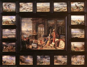 The Continent Of Asia — Jan Van Kessel