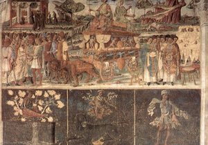 English Allegory Of July Triumph Of Jupiter (detail) — Cosmè Tura